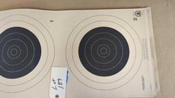 NRA SMALL BORE OFFICIAL 100 YARD 3 TARGET SHEETS