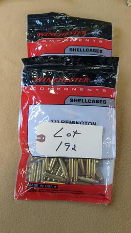 WINCHESTER .223 REMINGTON UNPRIMED RIFLE SHELLCASES