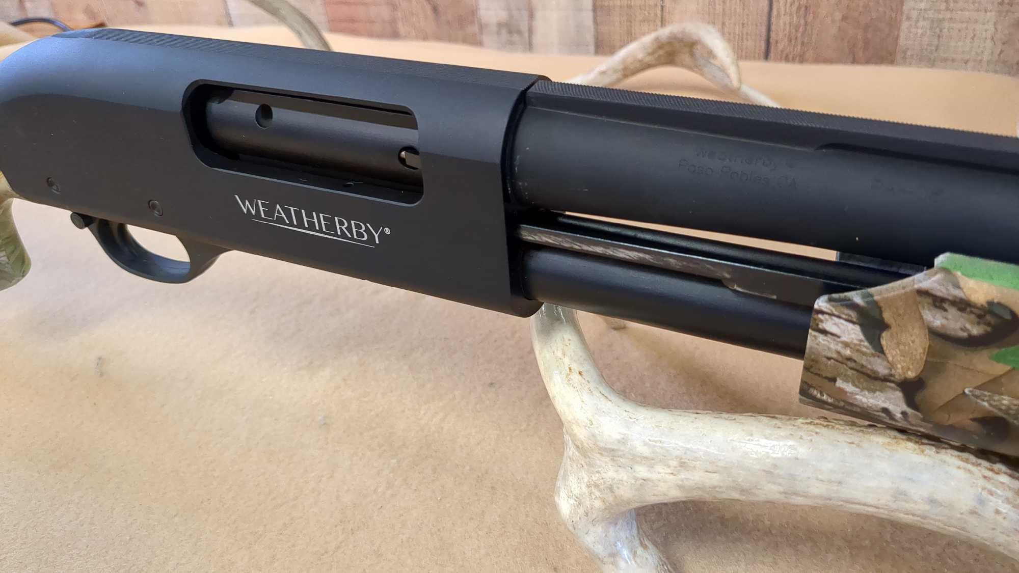 WEATHERBY MODEL PA-08 TURKEY XTRA GRN 12-GAUGE PUMP ACTION SHOTGUN