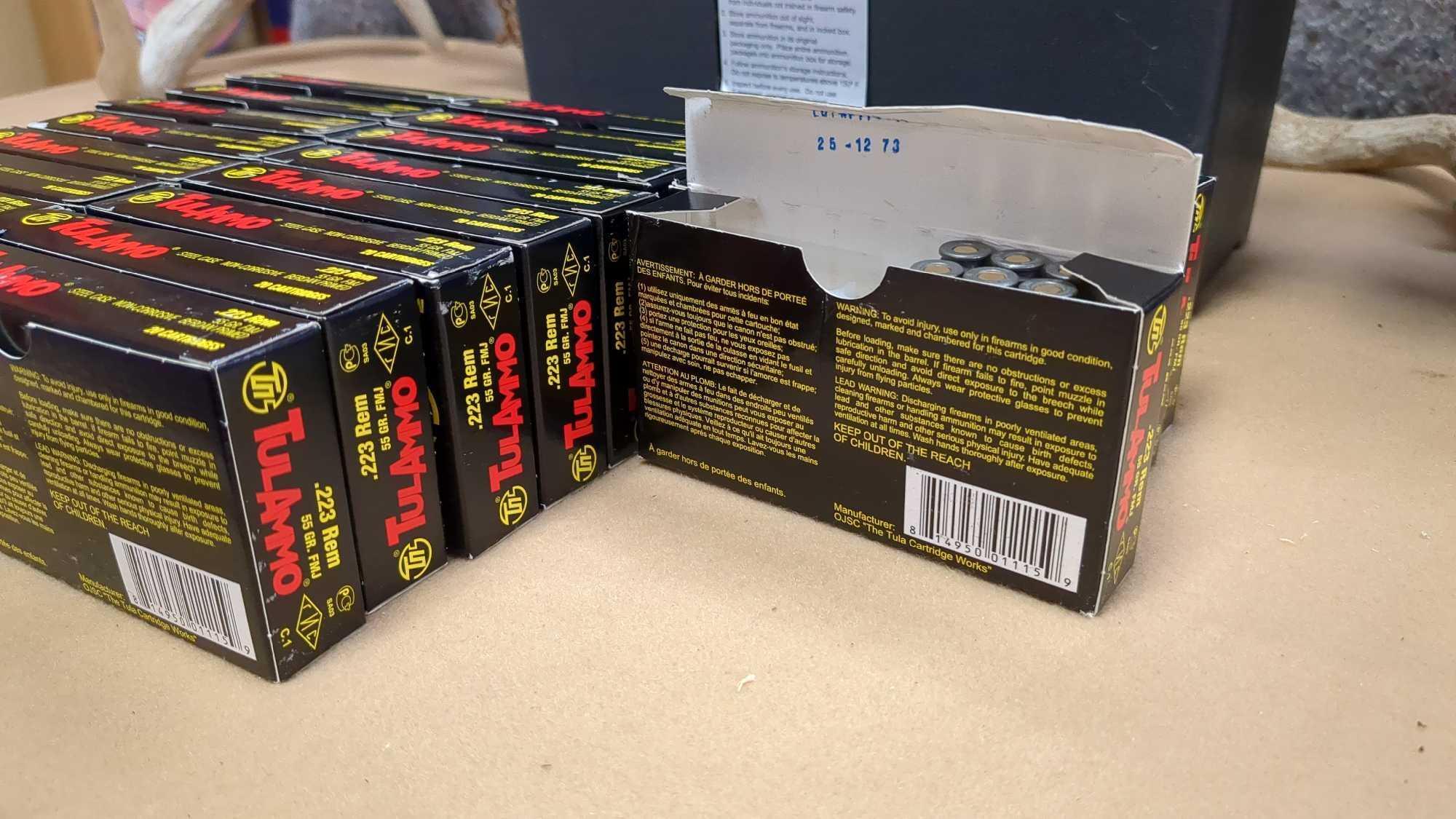 TULAMMO .223 REM 55 GRAIN AMMUNITION