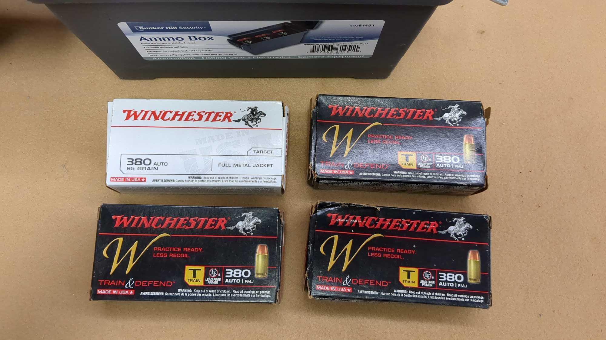 WINCHESTER |380 AUTO 95 GRAIN AMMUNITION