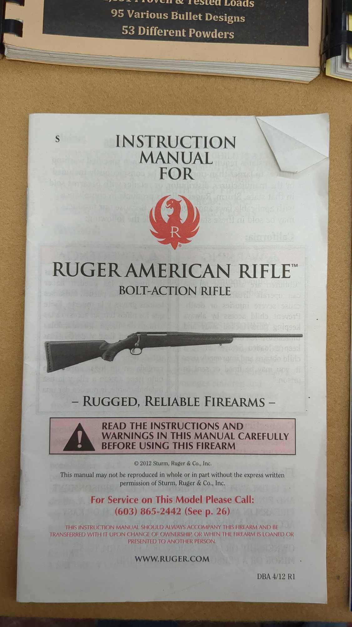 AMMUNITION RELOADING MANUALS