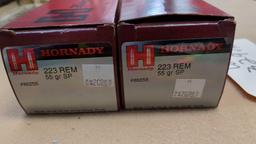 HORNADY .223 REM 55 GRAIN AMMUNITION