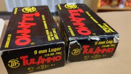 TULAMMO 9MM LUGER 115 GRAIN AMMUNITION