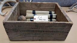 VINTAGE GALLERY AMMO TUBES & MISC.