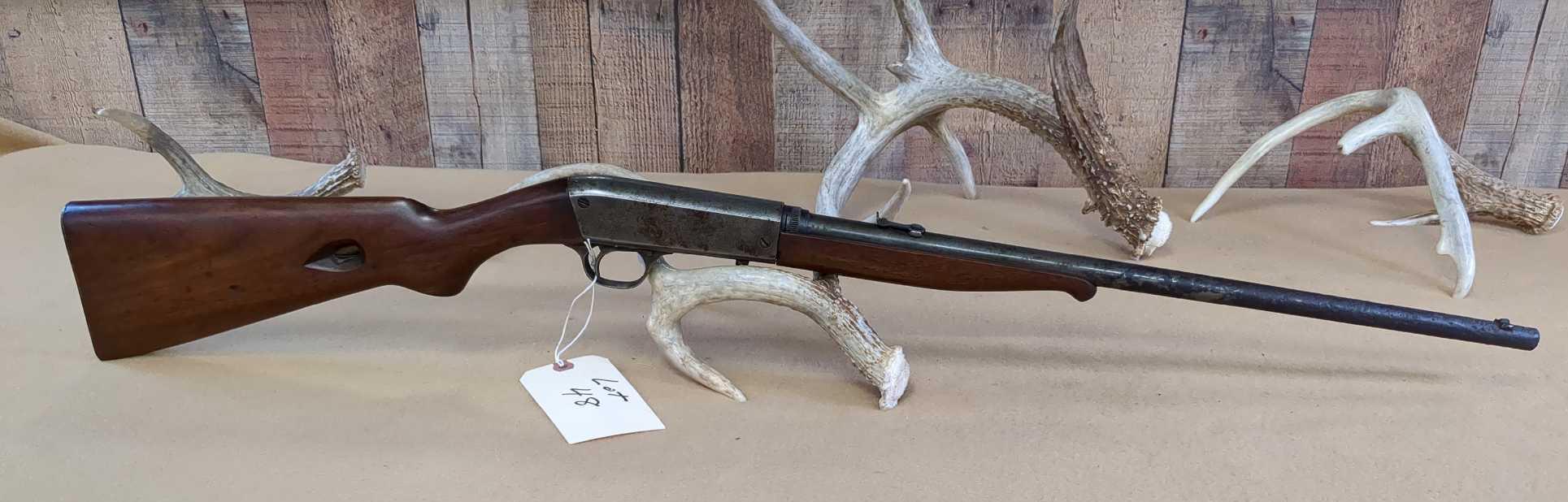 REMINGTON MODEL 24 .22 CAL SHORT SEMI AUTO RIFLE