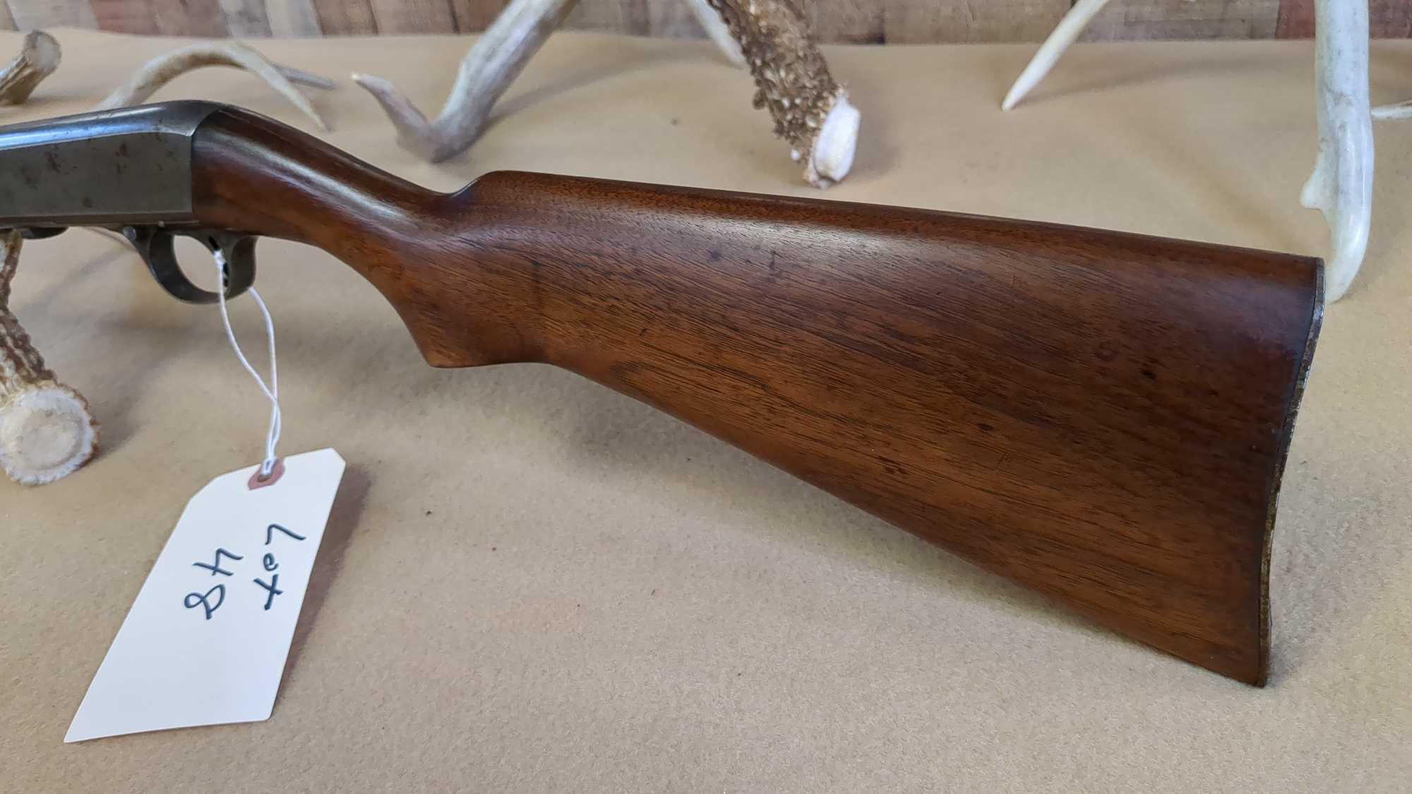 REMINGTON MODEL 24 .22 CAL SHORT SEMI AUTO RIFLE