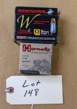 WINCHESTER / HORNADY 9 MM LUGER AMMUNITION