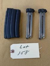 RIFLE MAGAZINES : SET OF 3