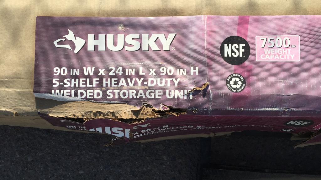 Husky 90" Storage Rack