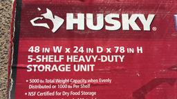 Husky 48" Red / Blk Storage Rack