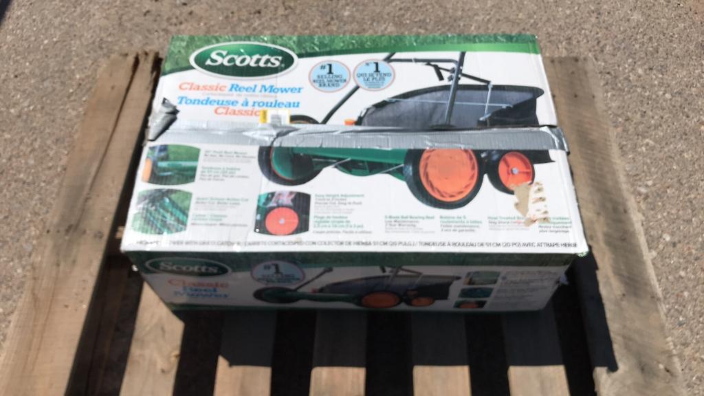 Scotts 20" Reel Lawn Mower w/ Bag