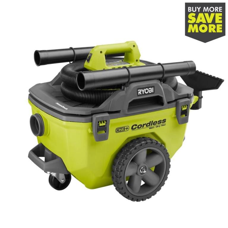 18V Ryobi Wet Dry 6Gal Vacuum