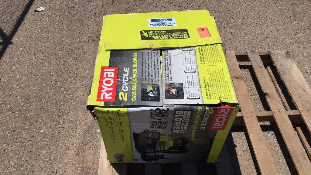 Ryobi 175 MPH 760 CFM 38cc Gas Backpack Blower