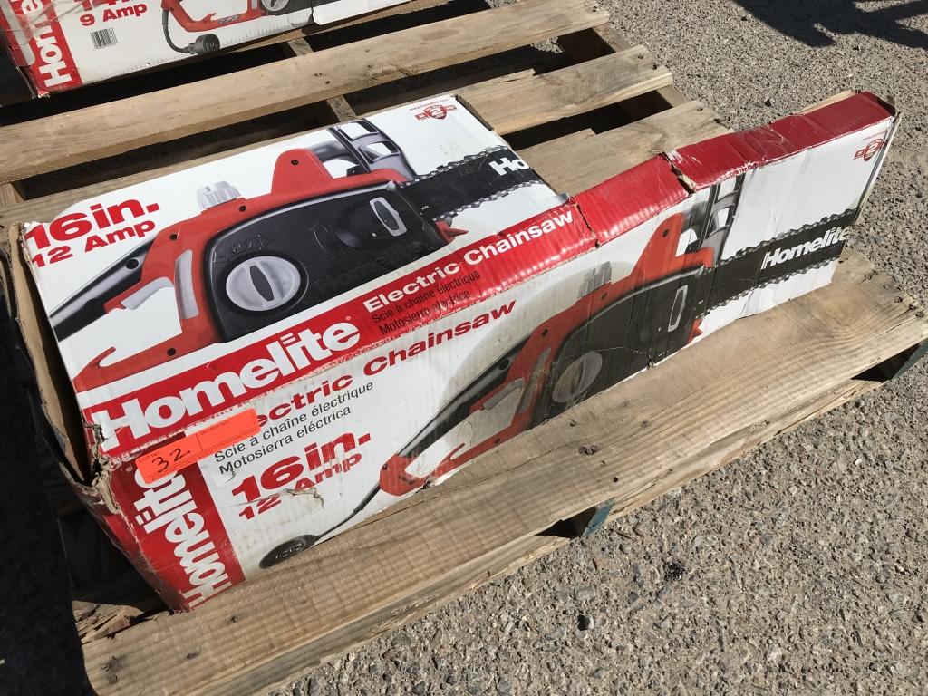 16" Homelite Electric Chainsaw