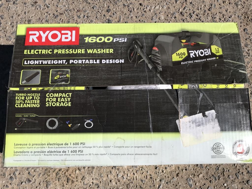 Ryobi 1600 PSI Pressure Washer