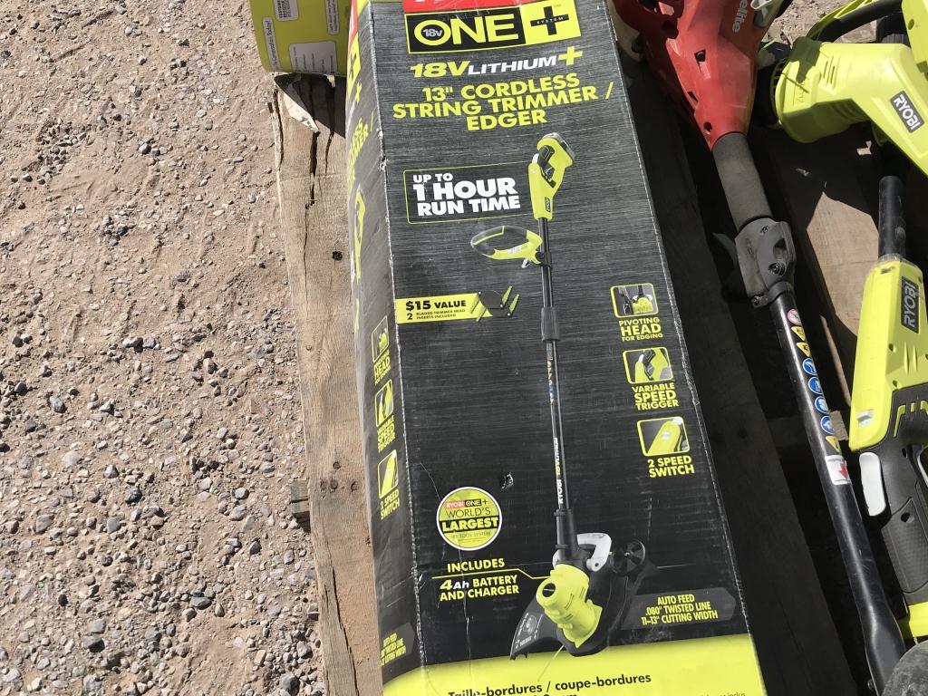 Pallet of Assorted Ryobi Lawn Tools