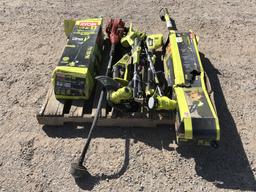 Pallet of Assorted Ryobi Lawn Tools