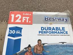 (2)pcs - 12FT x 30" Swimming Pool, 8FT x 7" Pool