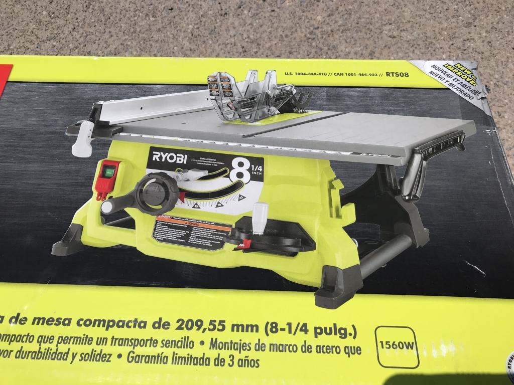 Ryobi 8-1/4" Compact Table Saw