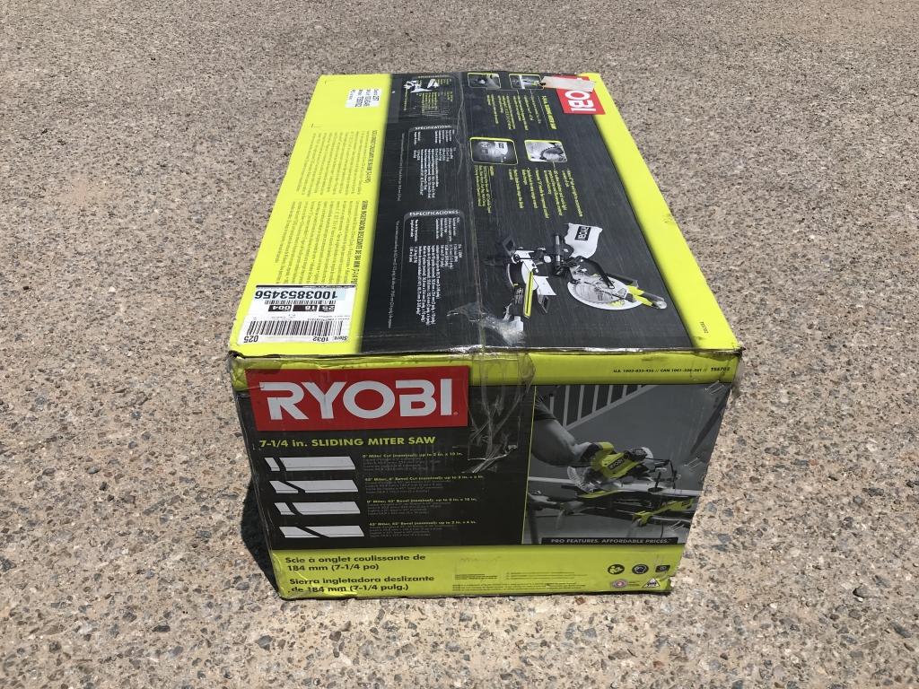 Ryobi 7-1/4" Sliding Miter Saw