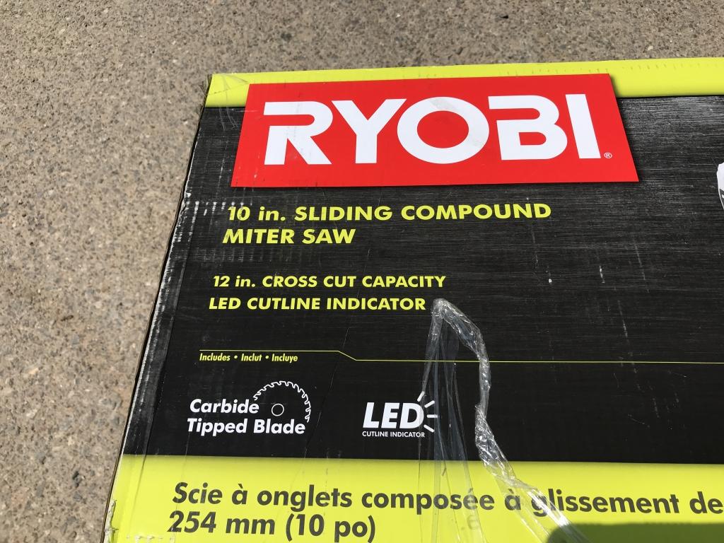 Ryobi 10" Sliding Compound Miter Saw
