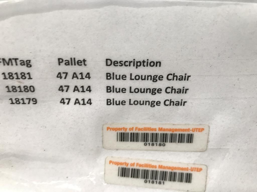 UTEP Surplus - Lounge Chairs