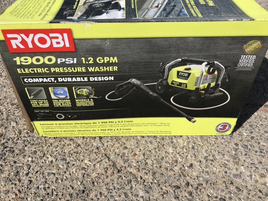 Ryobi 1900 PSI Electric Pressure Washer