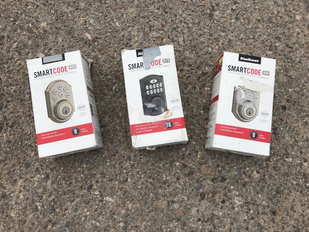 (3)pc Kwik-Set Smart Locks