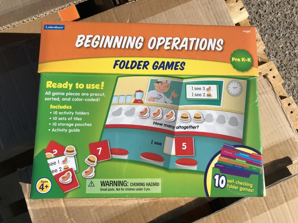 (10)pcs - UNUSED Learning Games