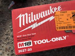 (2)pc Milwaukee Nailer, Cut Out Tool