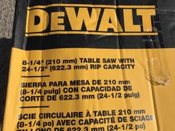 Dewalt 8-1/4" Table Saw w/ Rip