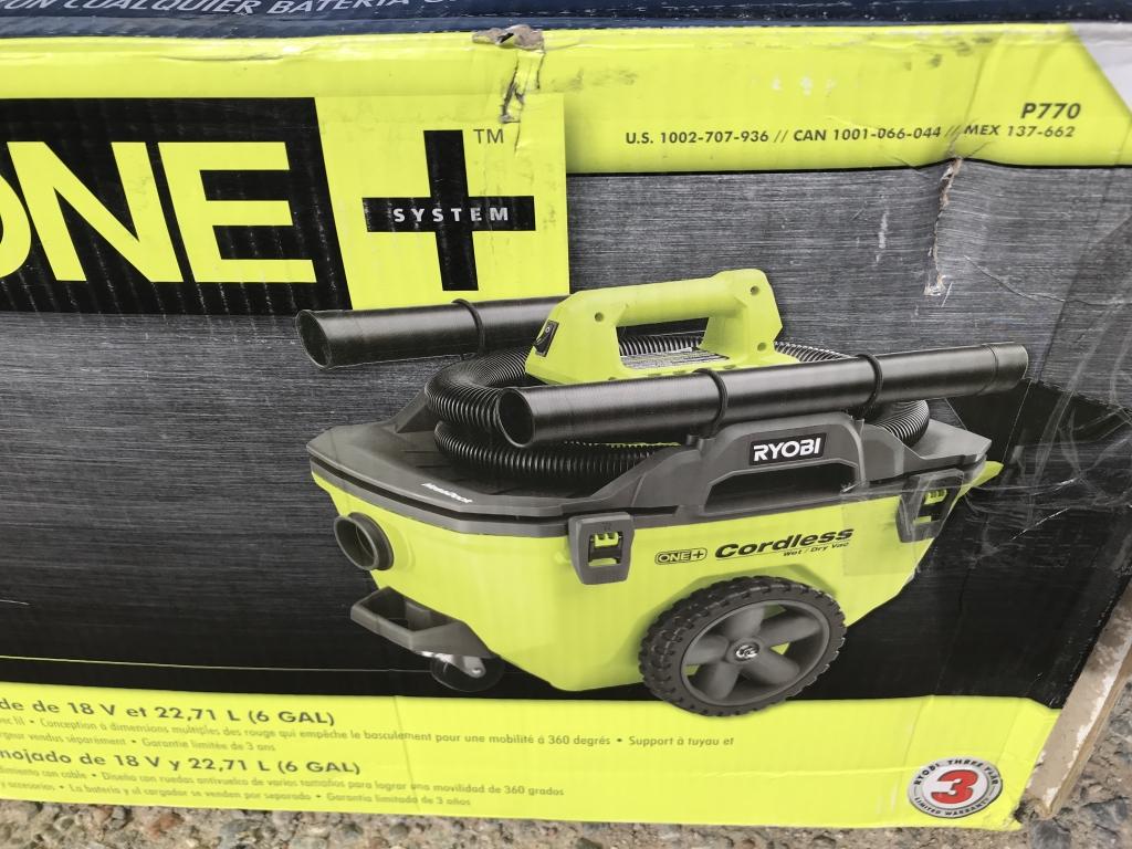 Ryobi 18V 6 GAL Wet / Dry Vacuum