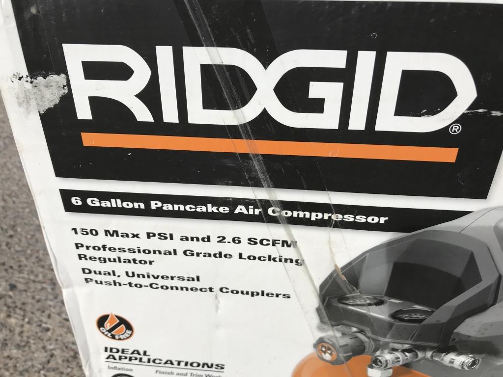 Rigid 150 PSI 6 GAL Air Compressor