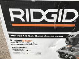 Rigid 200 PSI 4.5GAL Quiet Compressor