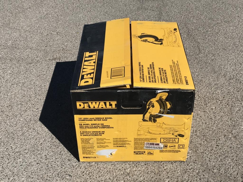 Dewalt 10" Compound Miter Saw