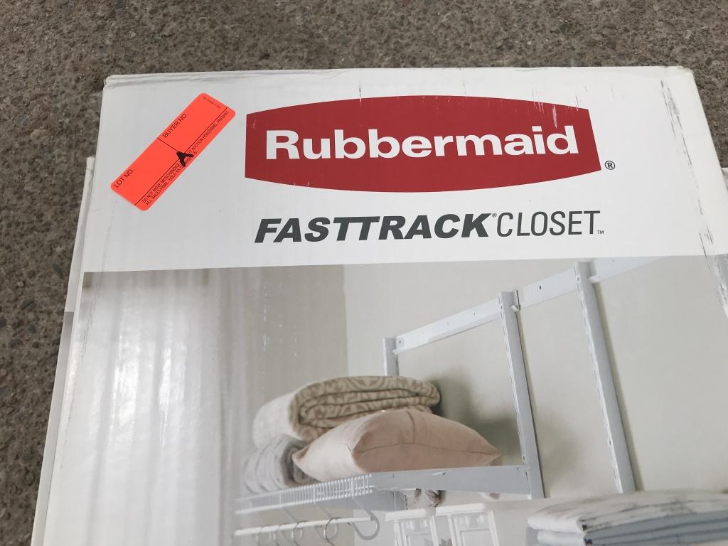 (4)pcs Rubbermaid Closet System