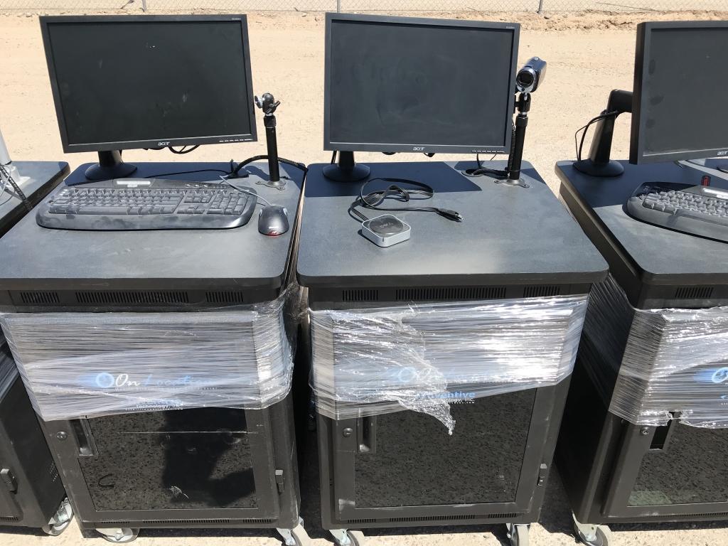 School Electronic Surplus - (4) MediaCast Carts -B