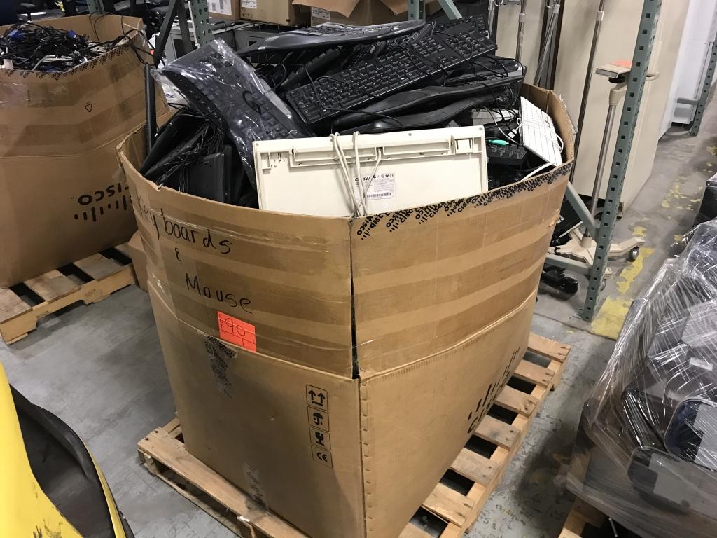 College Surplus Electronics - Box of Keyboards ETC