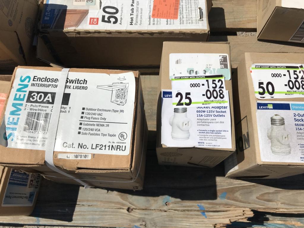 Pallet of Assorted Boxed Surplus Hardware