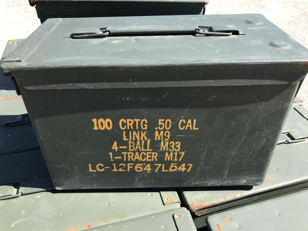 Aprx (25)pcs Military Ammo Boxes