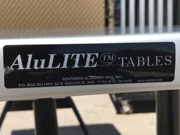 (5)pc AluLite 6FT Aluminum FoldingTables USGOVFEMA