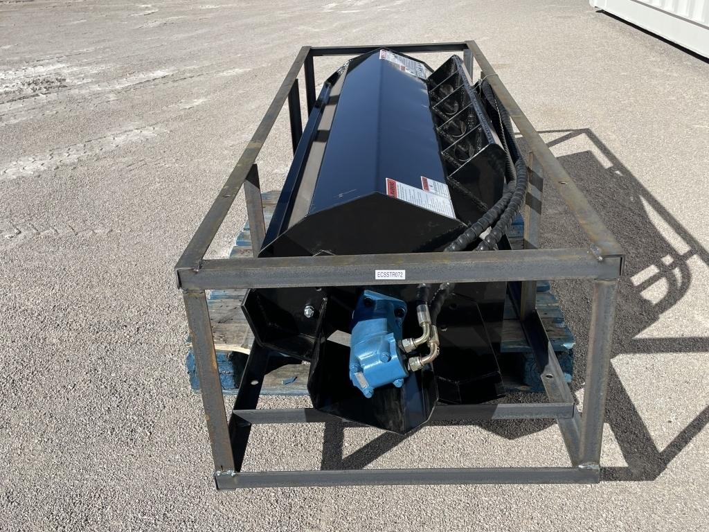 UNUSED Hydraulic Skid-Steer Rotary Ground Tiller