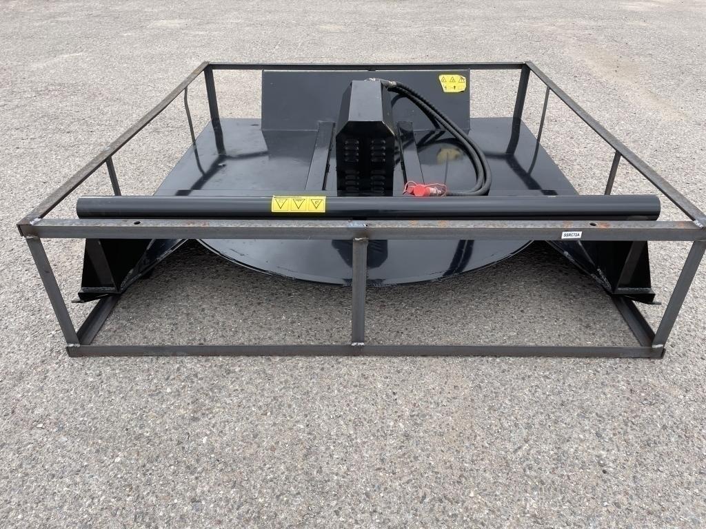 UNUSED Hydraulic Skid-Steer 72" Brush Mower