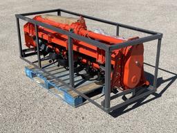 UNUSED Tractor PTO 72" Ground Tiller by Mower King