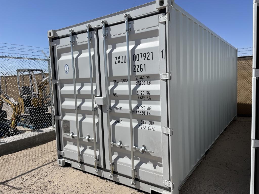 2023 20FT Shipping Container w/ Forklift Pockets