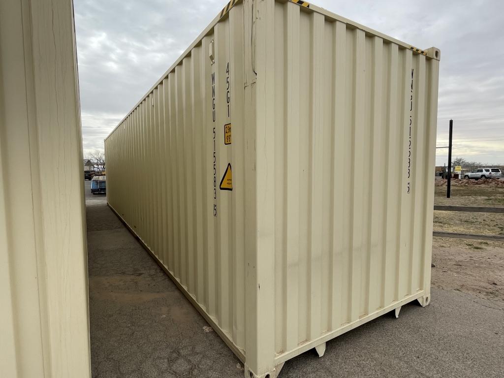2023 40FT Shipping Container w/ Forklift Pockets