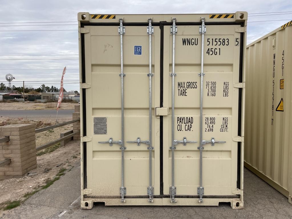 2023 40FT Shipping Container w/ Forklift Pockets