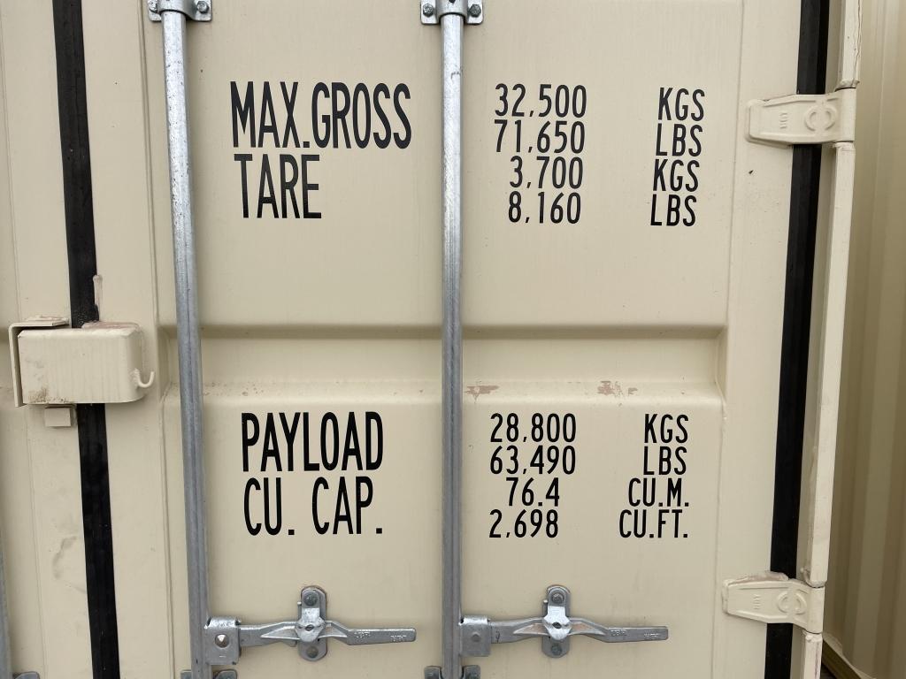 2023 40FT Shipping Container w/ Forklift Pockets