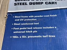 NT Surplus- Strongway 60"x31" Steel Dump Cart